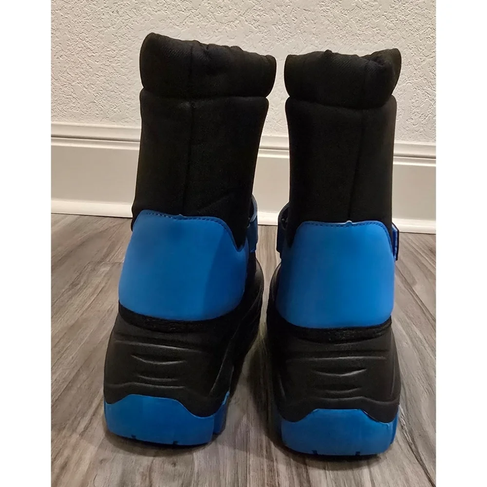 NORTIV 8 Kids Snow Boots Waterproof Cold Weather Hiking Outdoor Shoes Boys Sz 5